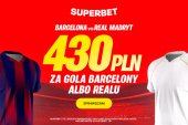 Aż 430 złotych za gola FC Barcelony lub Realu Madryt w El Clásico