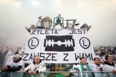 Tak kibice Legii Warszawa pożegnali piłkarzy
